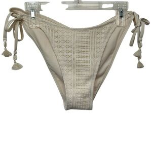 Wild Fable White Crochet Bikini Bottom NWT
